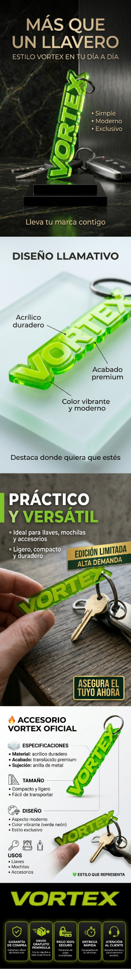 VORTEX Llavero - Más que un llavero
