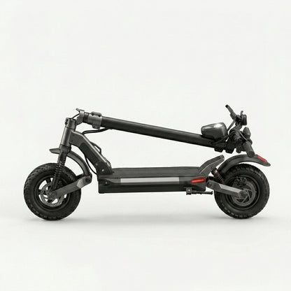 VORTEX Y8 2x2 Trotinete elétrica conectada via aplicação. Conta com uma potência combinada de 1000 W, dupla suspensão e autonomia até 25 km; está em conformidade com as regras de trânsito de Portugal