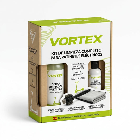 VORTEX Kit de limpeza completo para trotinetes elétricas